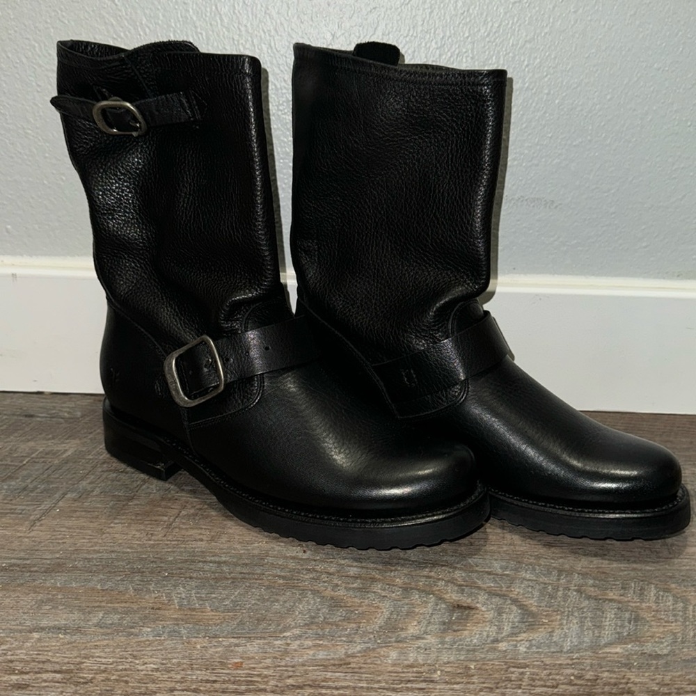 Frye biker boots